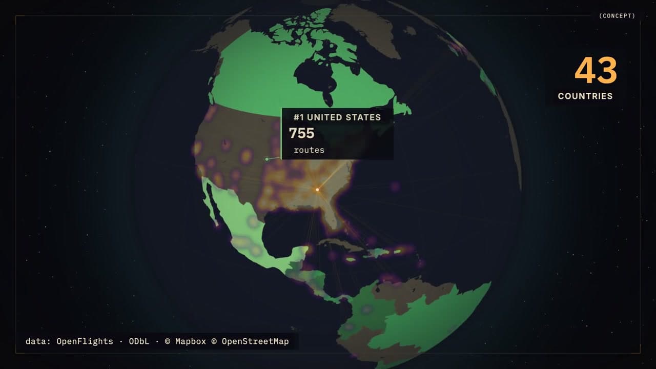 Blue Snow Developers — Geographic record: A story told inside a live map. (Concept)